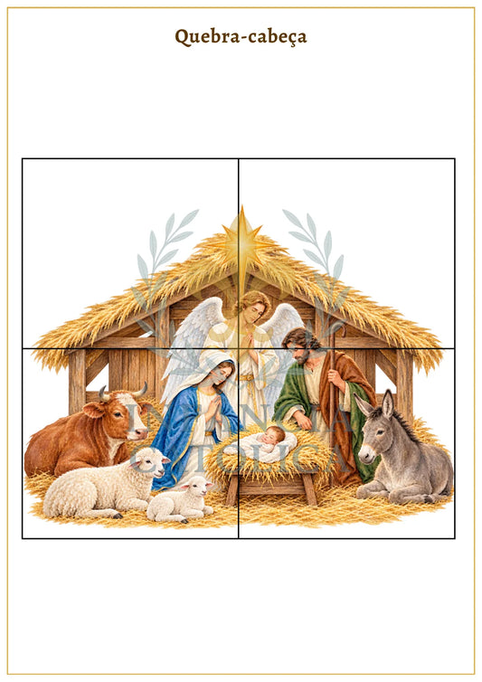 Página do Livro de Atividades de Natal - Volume II, amostra 1