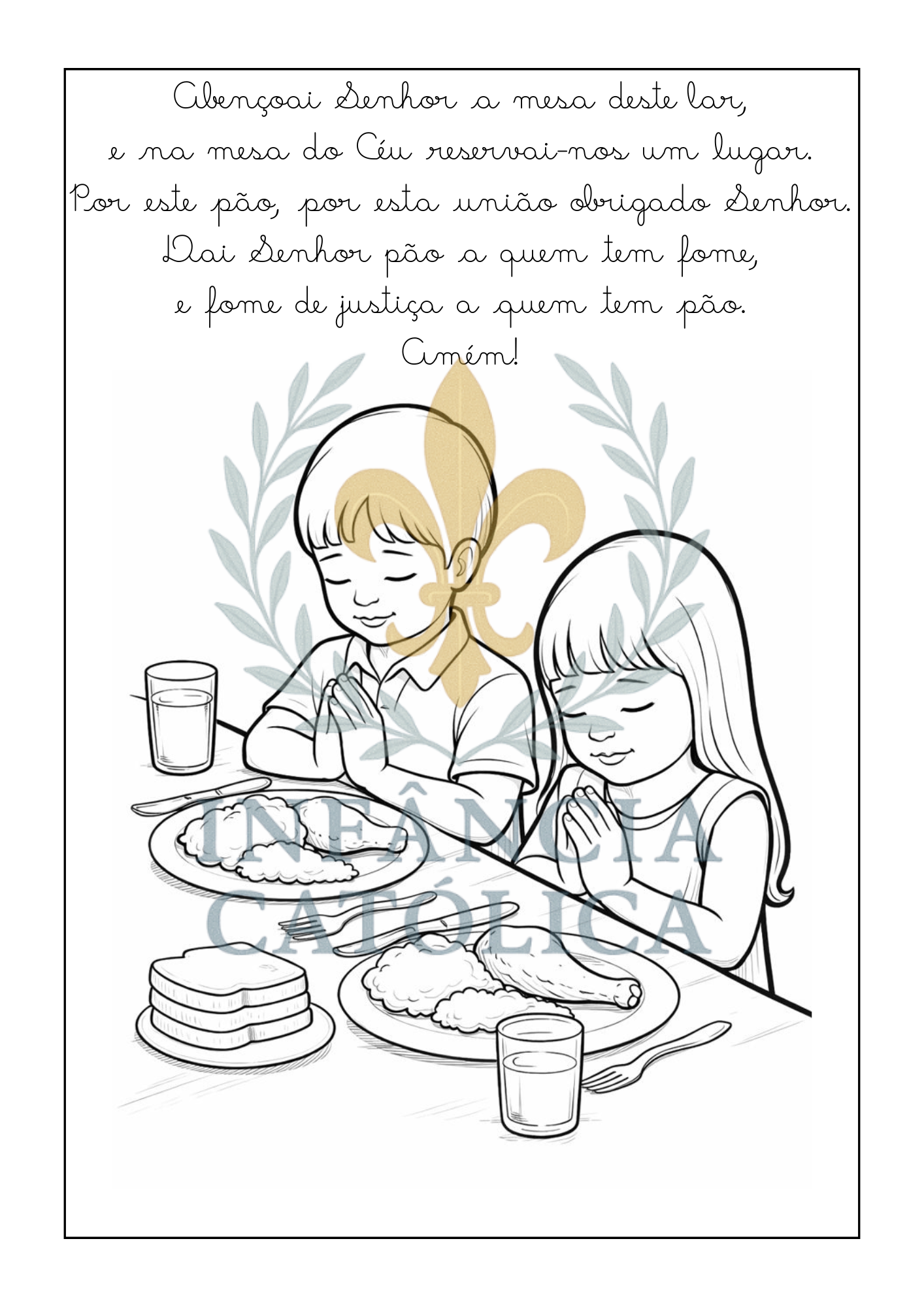 Livro de Colorir - Pintar e Rezar