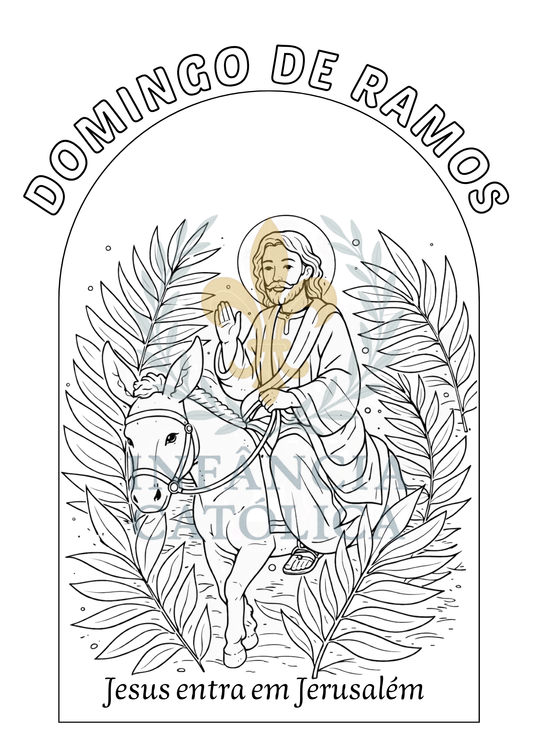 Semana Santa para Colorir