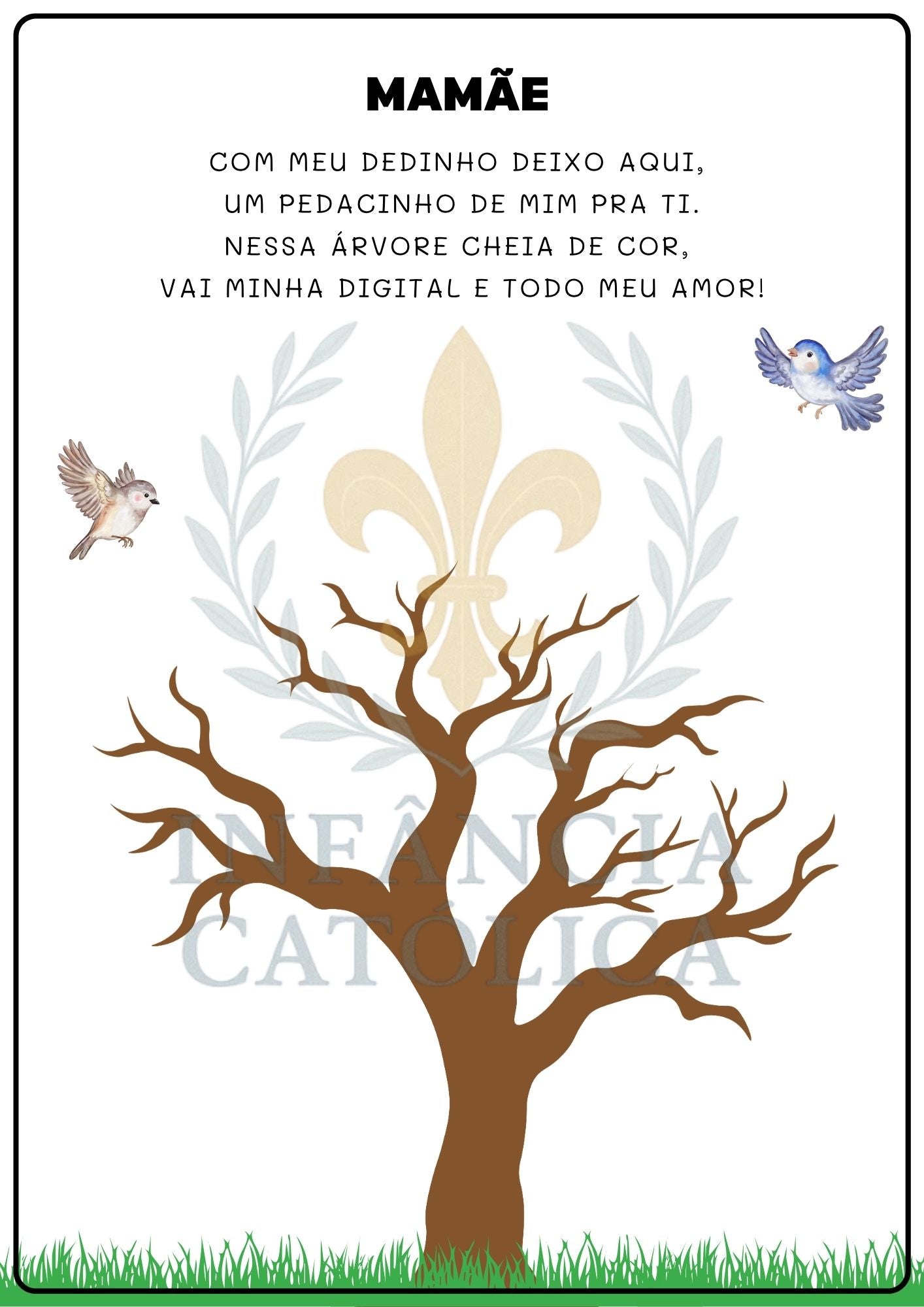 Dia das Mães - Atividades com Amor e Fé