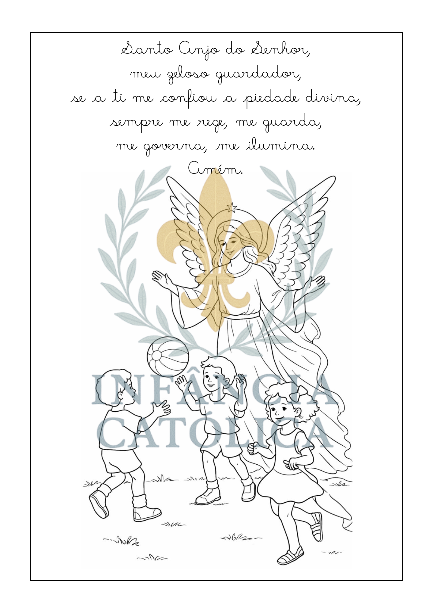 Livro de Colorir - Pintar e Rezar