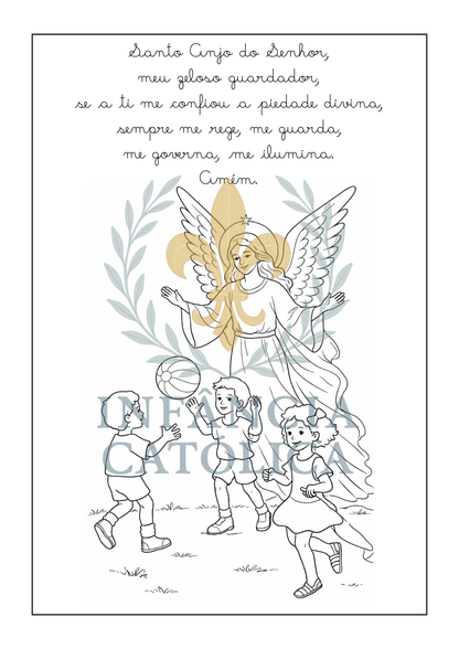 Livro de Colorir - Pintar e Rezar