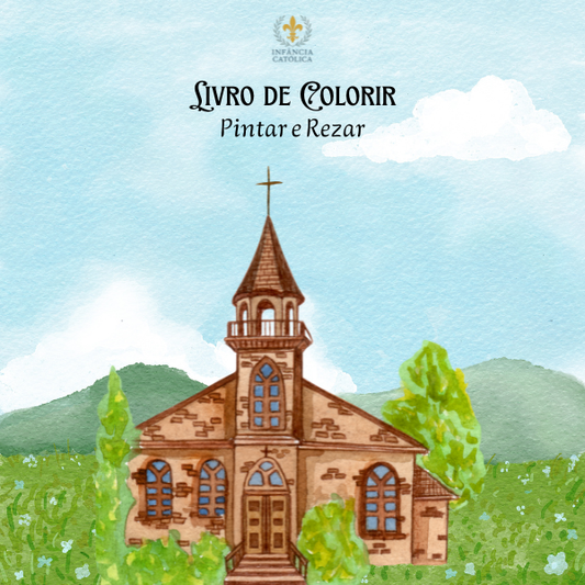 Livro de Colorir - Pintar e Rezar
