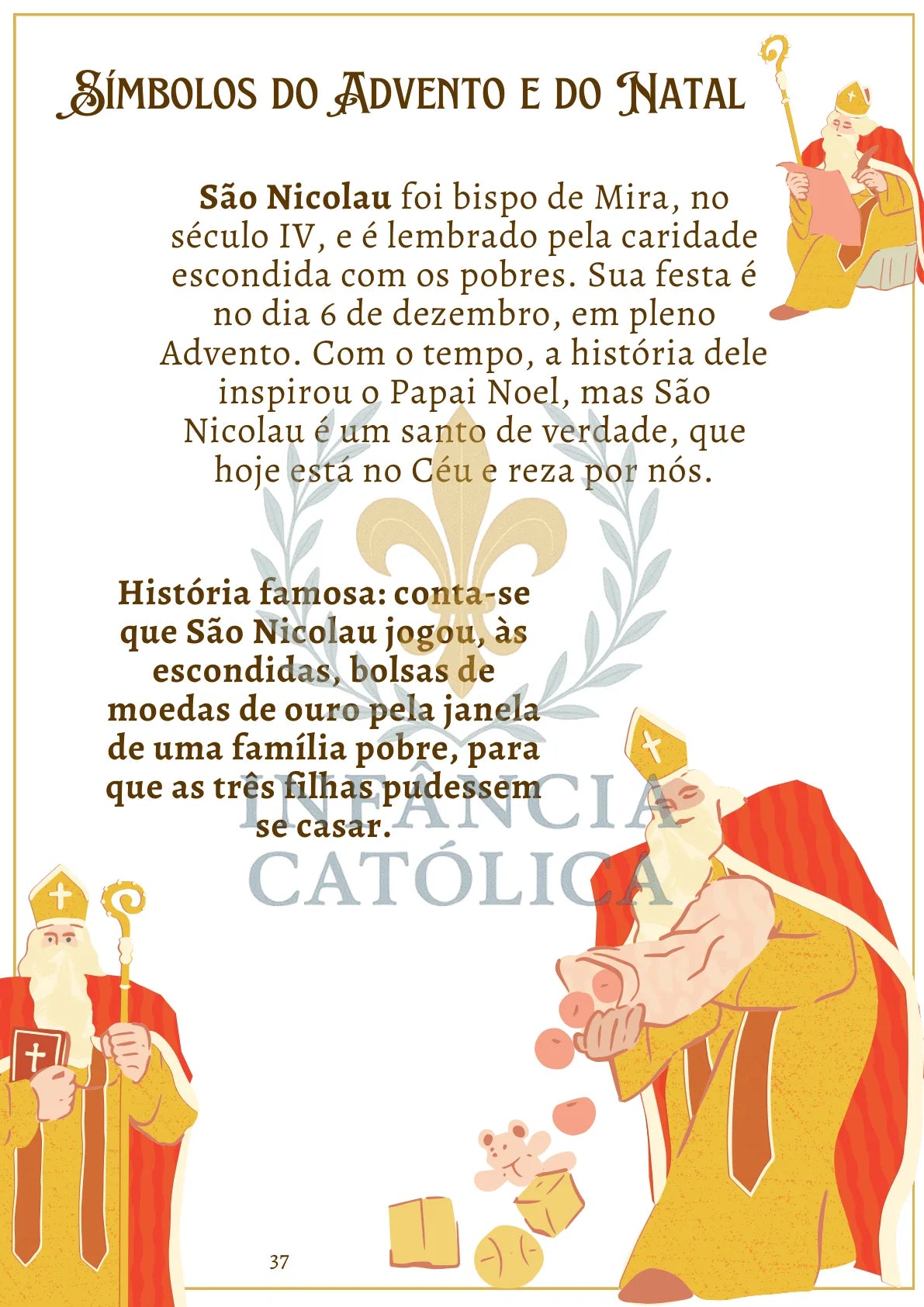 Página do livro Advento - Origem, Símbolos e Atividades, amostra 7
