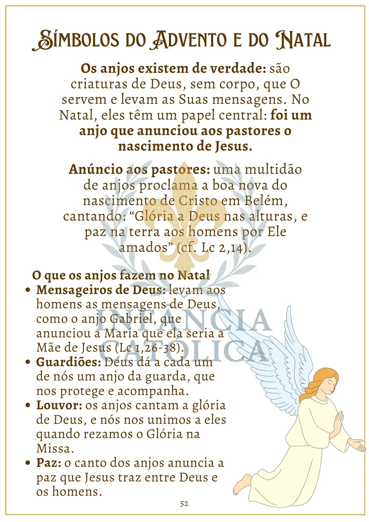 Página do livro Advento - Origem, Símbolos e Atividades, amostra 10