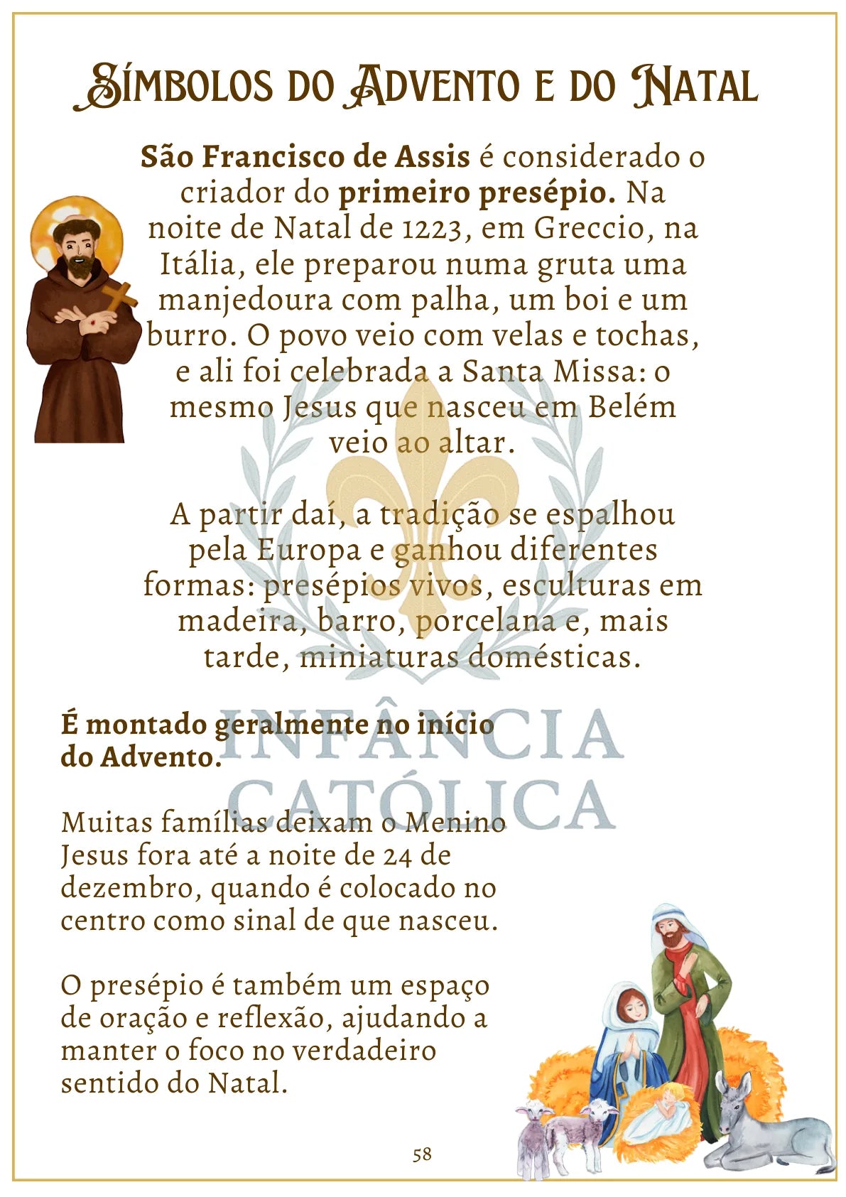 Página do livro Advento - Origem, Símbolos e Atividades, amostra 12