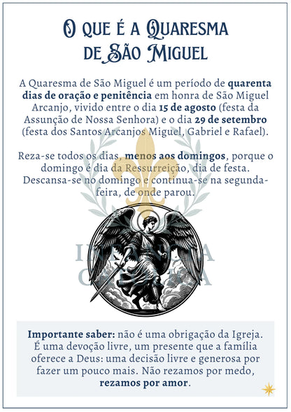 Quaresma de São Miguel - Guia de Oração para a Família