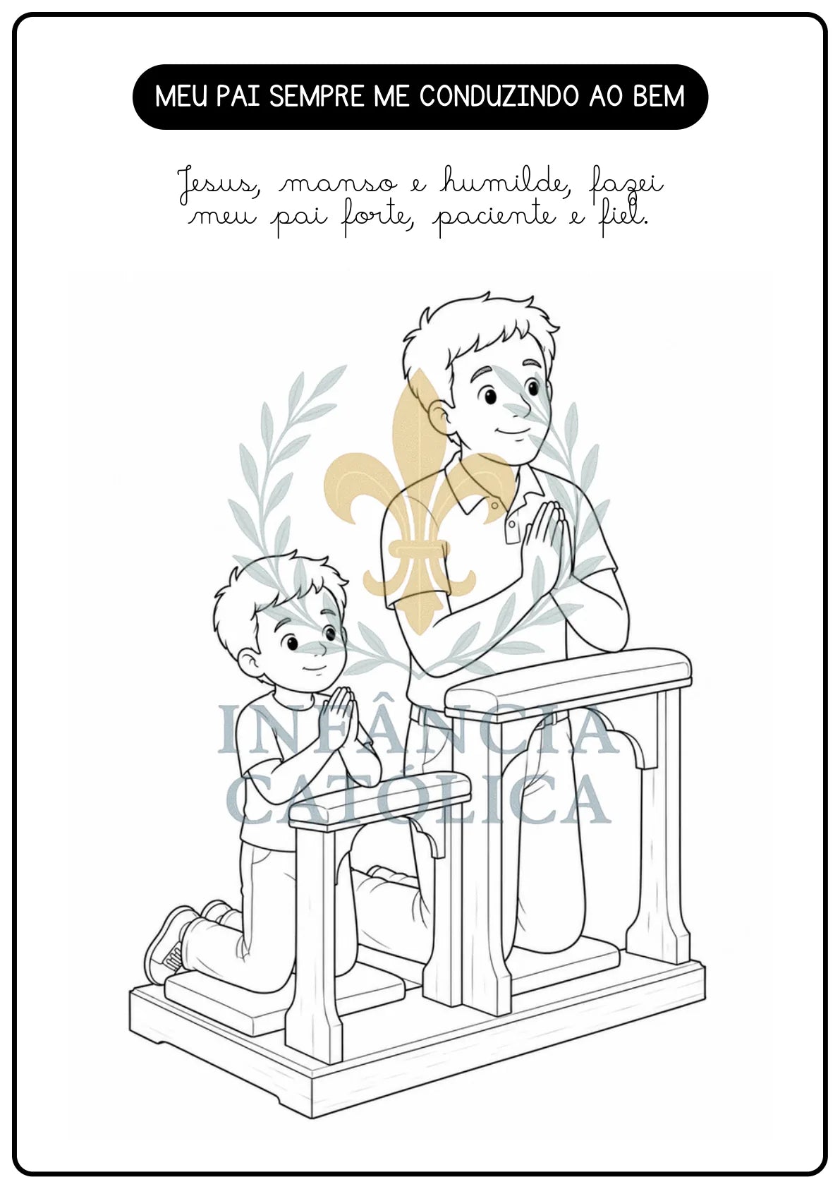 Dia dos Pais - Atividades com Fé e Amor