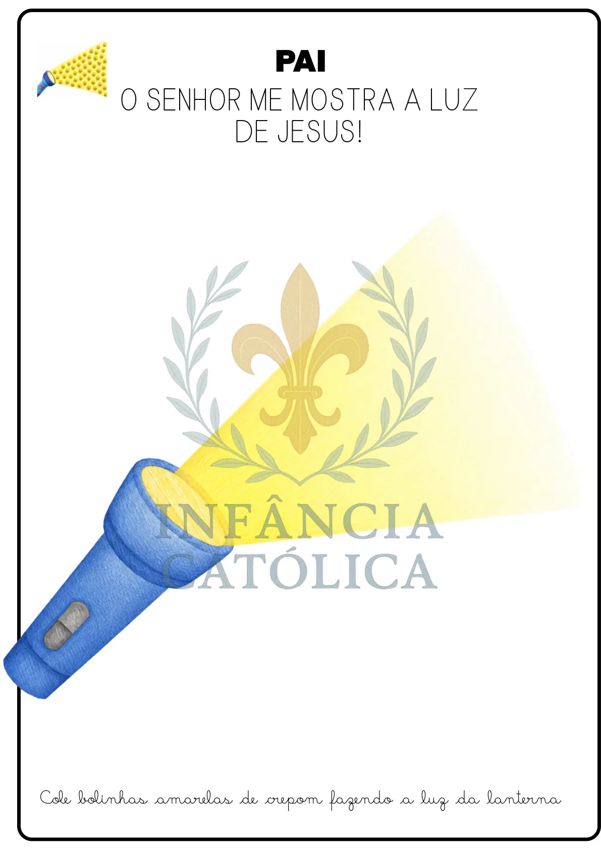 Dia dos Pais - Atividades com Fé e Amor