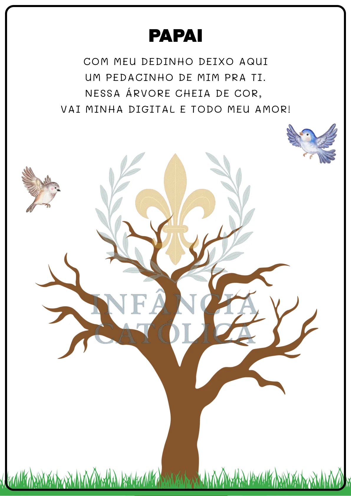Dia dos Pais - Atividades com Fé e Amor