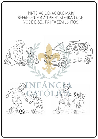 Dia dos Pais - Atividades com Fé e Amor