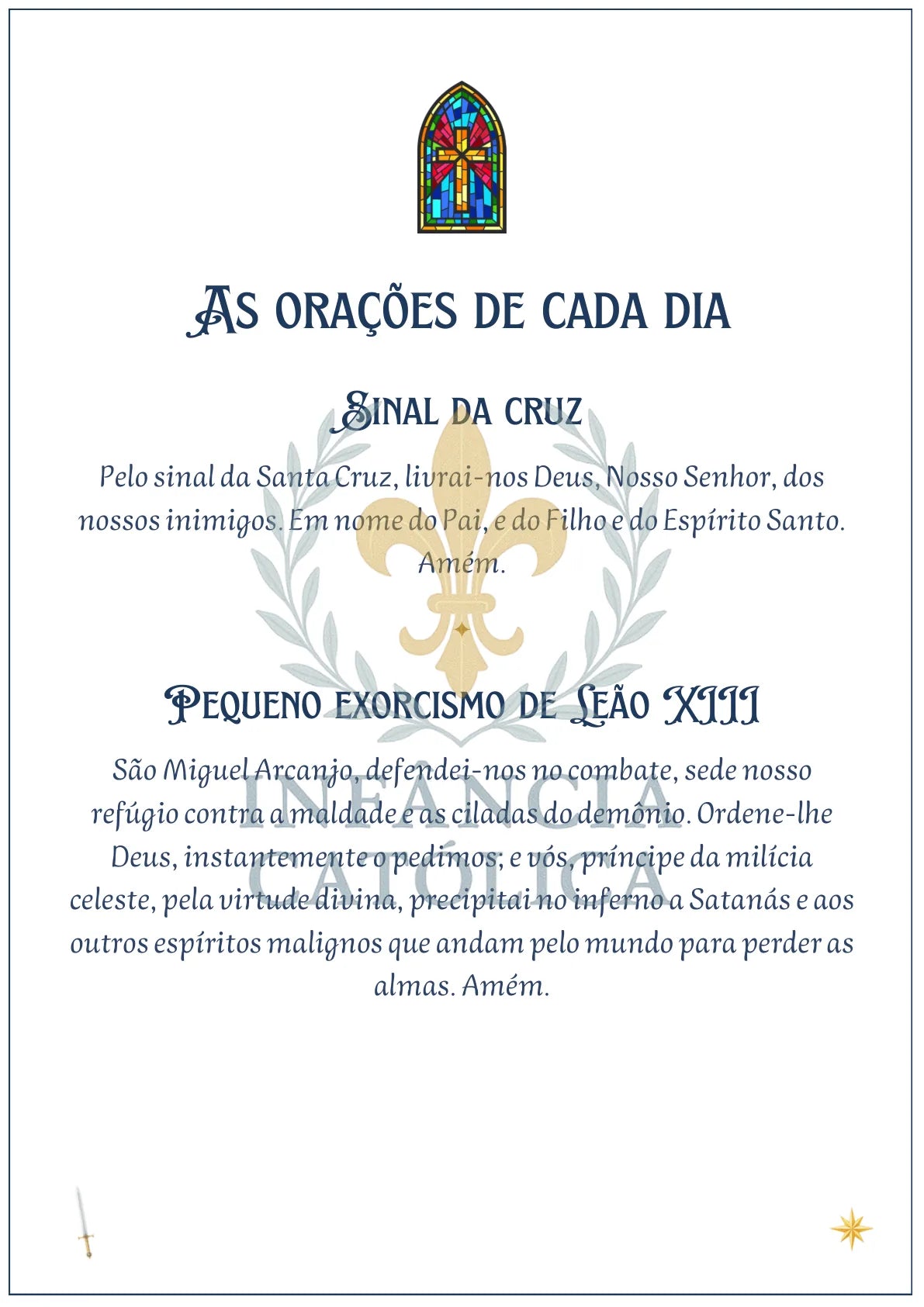 Quaresma de São Miguel - Guia de Oração para a Família