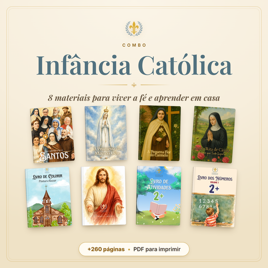 Combo Infância Católica: os 8 materiais em PDF