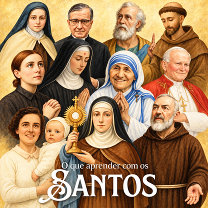 Capa de O que Aprender com os Santos
