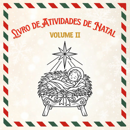 Capa: Livro de Atividades de Natal - Volume II