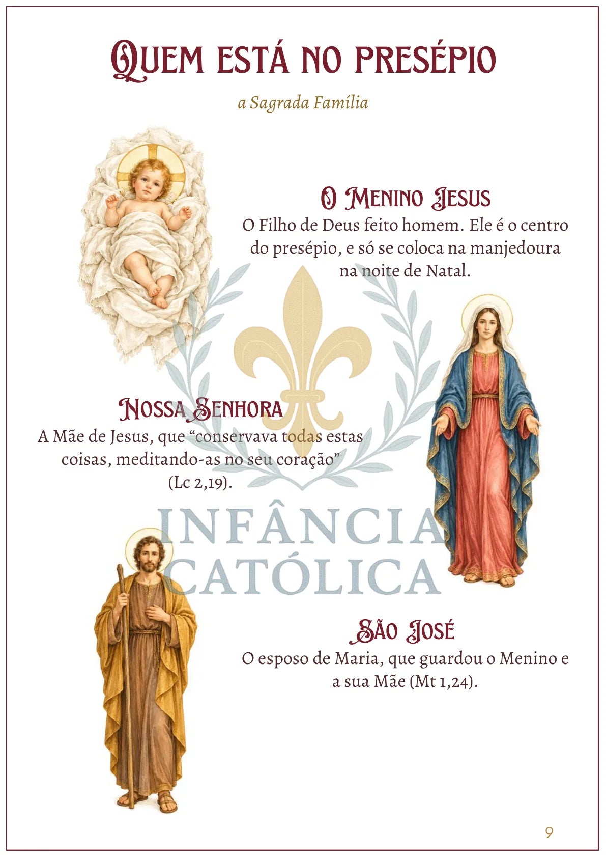 Página de dentro: Novena de Natal - Guia de Oração para a Família