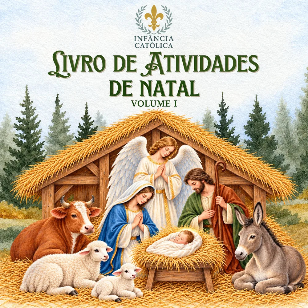 Capa do Livro de Atividades de Natal - Volume I