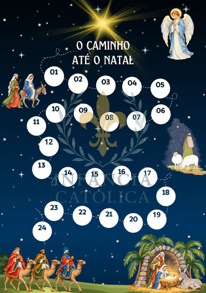 Página do Livro de Atividades de Natal - Volume I, amostra 1