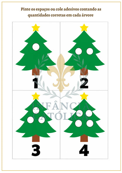 Página do Livro de Atividades de Natal - Volume I, amostra 6