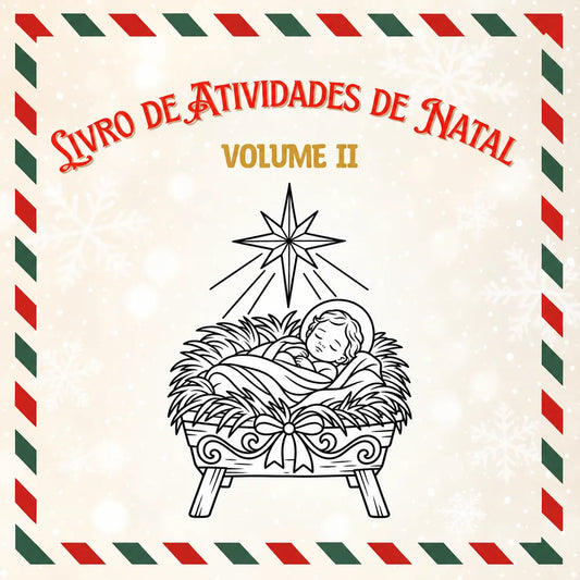 Capa do Livro de Atividades de Natal - Volume II