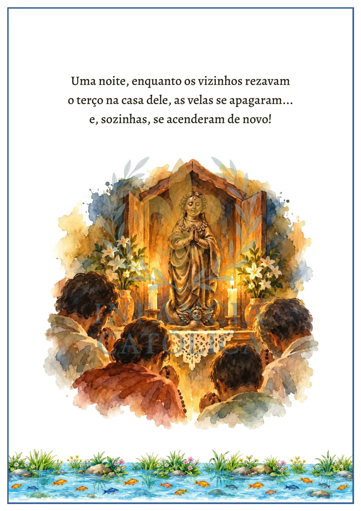 Página do livro Nossa Senhora Aparecida, amostra 3