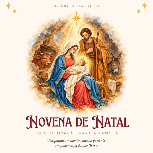 Capa do livro Novena de Natal - Guia de Oração para a Família