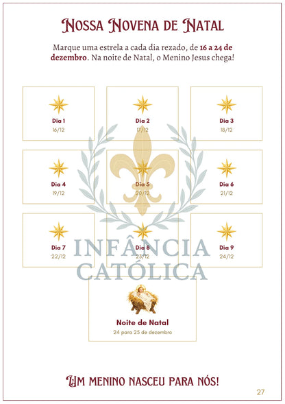 Página do livro Novena de Natal - Guia de Oração para a Família, amostra 6